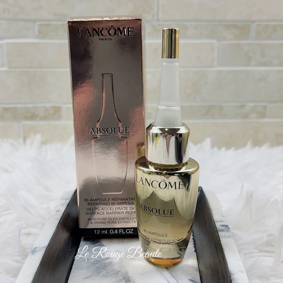 Lancome Absolue Repairing Bi-Ampoule Concentrated Anti-Aging Serum 0.4oz 12ml